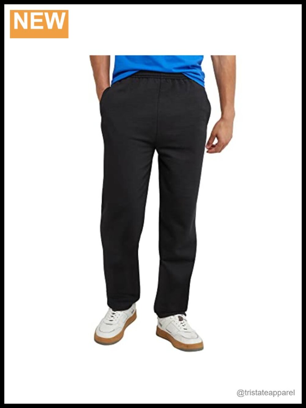 Relaxed Fit Fleece Sweatpants with Pockets and Drawstring Waist